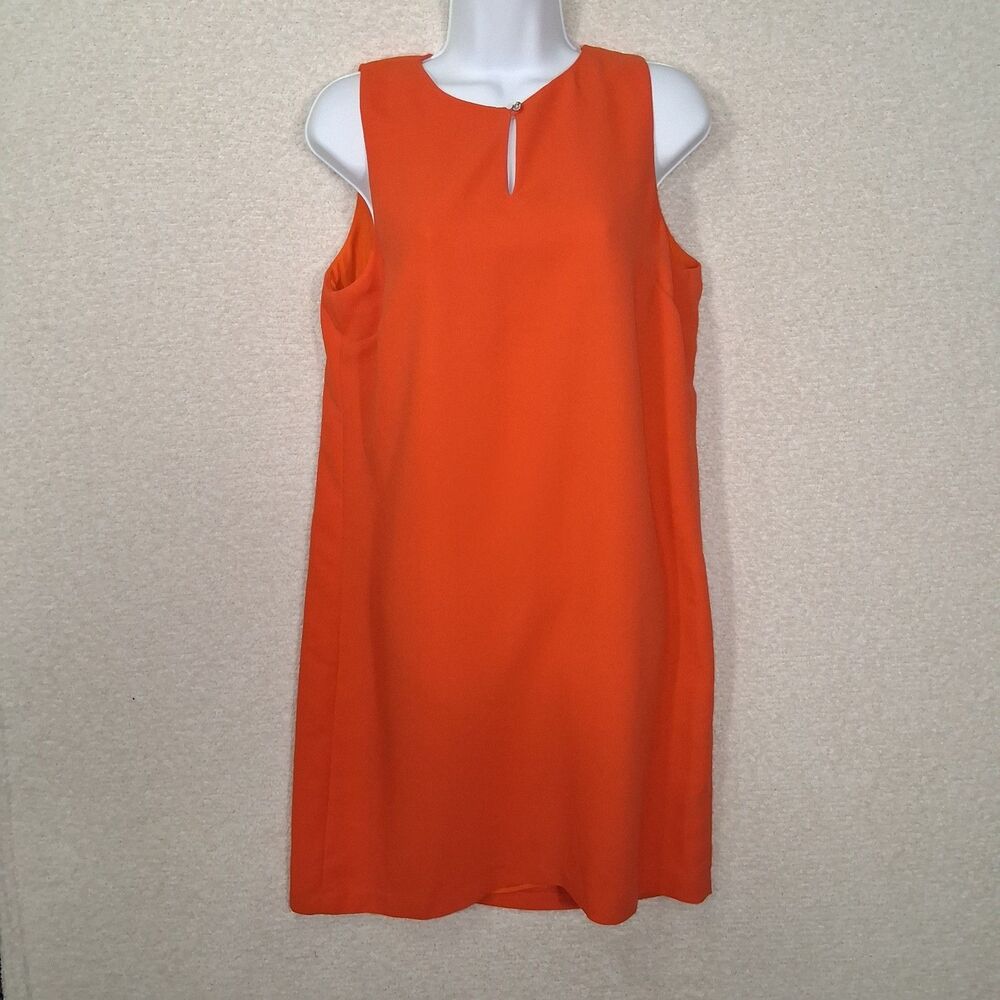 Laruen Ralph Lauren Shift Dress Sz 8 Keyhole Luxury Career Sophisticated Preppy